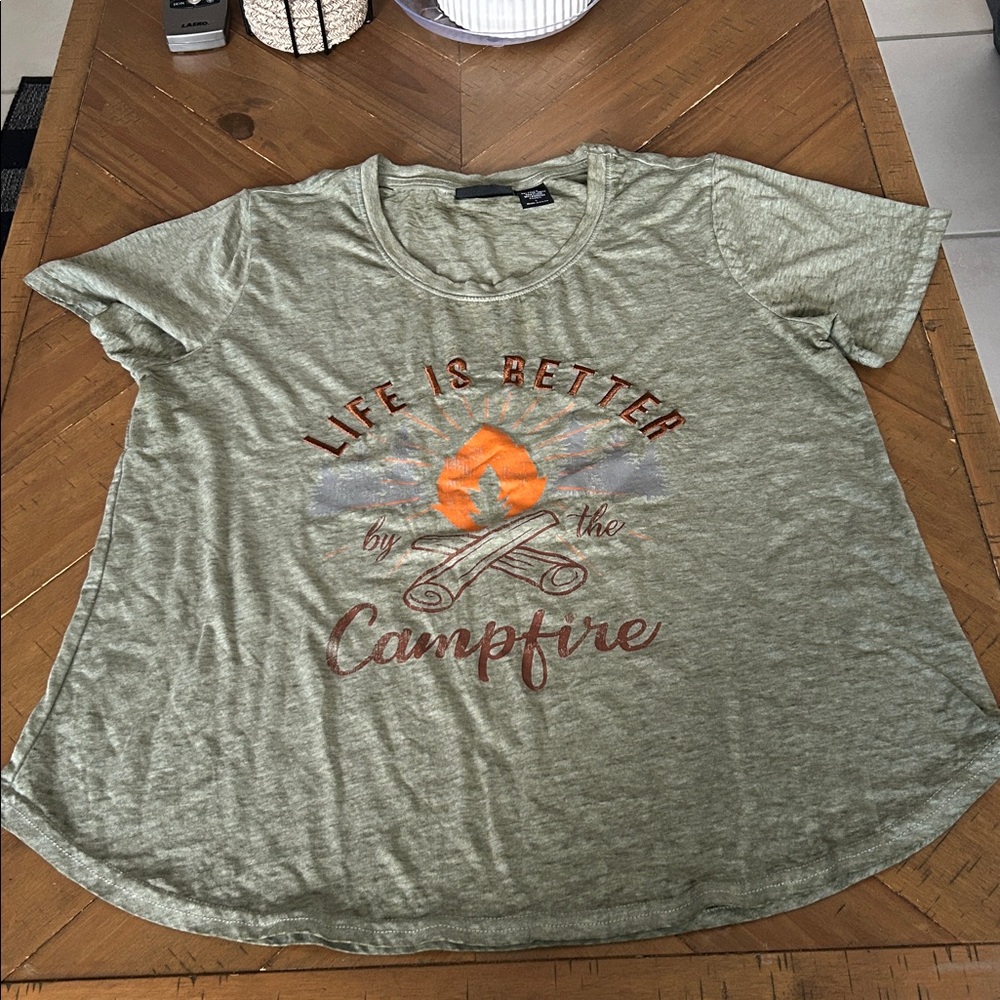 Joe's Jeans Olive V-Neck T-Shirt
